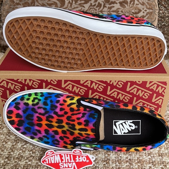 Vans Classic Slip On Rainbow/spot/leopard WMNS - Picture 9 of 16